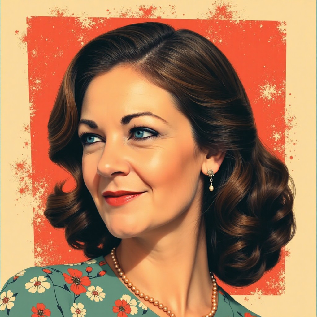 Retro art style